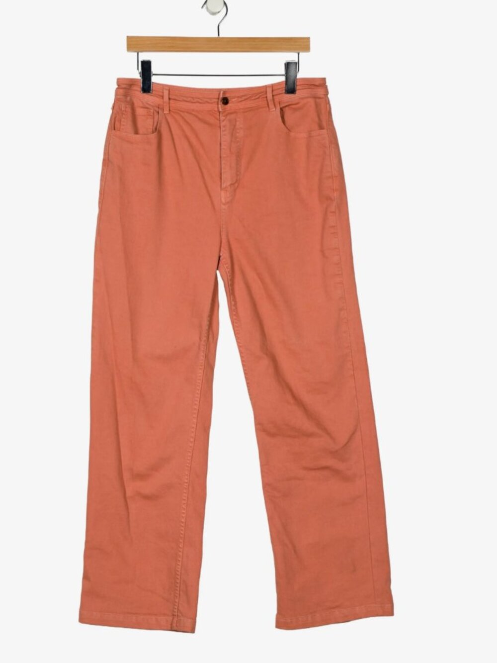 Like New TerraCotta Ulla Johnson High Rise Wide Leg Jeans